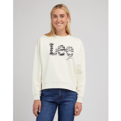 Lee Logo sws ecru
