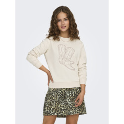 Jacqueline de Yong Jdyparis l/s emb sweat jrs