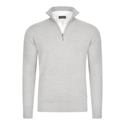 Cappuccino Italia Mock zip pullover