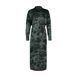 Aaiko Jurk palma tiedye vis 618 steel green