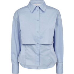 Co'Couture Sandycc double layer shirt pale blue