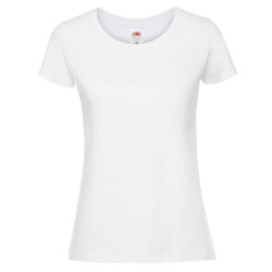 Fruit of the Loom Dames iconic 195 premium ringspun katoenen t-shirt