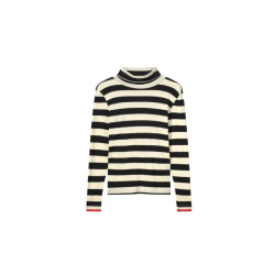 Summum 3s5013-30643 turtle neck top sheer jersey s