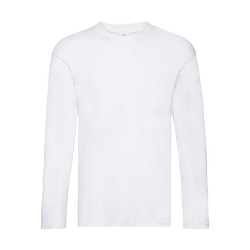 Fruit of the Loom Heren origineel t-shirt met lange mouwen
