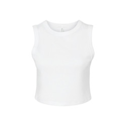 Bella + Canvas Dames muscle micro-rib cropped tank top