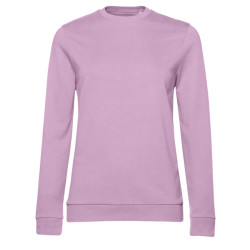 B and C Dames frans terry sweatshirt met inzetstuk