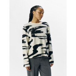 Object Objreynard square sleeve o-neck aop