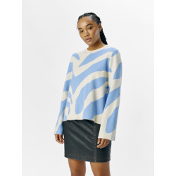 Object Objreynard square sleeve o-neck aop