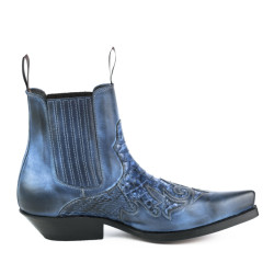 Mayura Boots Cowboy laarzen rock-2500-vacuno / azul
