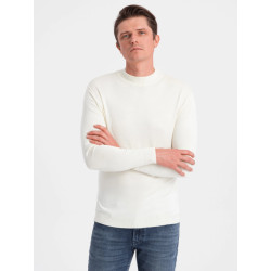 Ombre Heren v-hals sweater half turtleneck - tn-0100cr