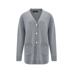 Versace Lange gebreide cardigan