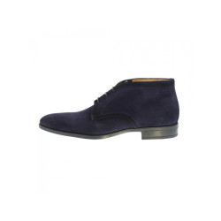 Giorgio 38205 halfhoge suede donker blauwe veterschoen