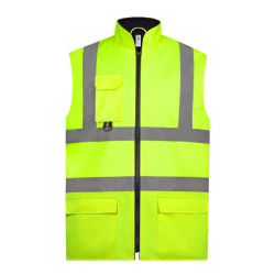 Yoko Effen hi-vis bodywarmer heren