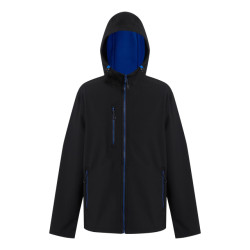 Regatta Heren navigate dubbellaags soft shell jacket met capuchon