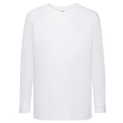 Fruit of the Loom Kinder/kids valueweight t-shirt met lange mouwen