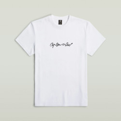 G-Star g-script t-shirt d25150-c812 110 white