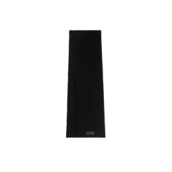 Malelions men ribbed scarf ma2-aw24-04 scarf 900 black