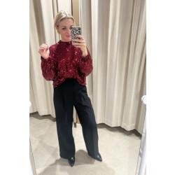VROUW Limited 7030 shiny long sleeve top