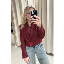 VROUW Limited V324 short tweed jacket