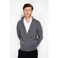 William de Faye Vest dark gray