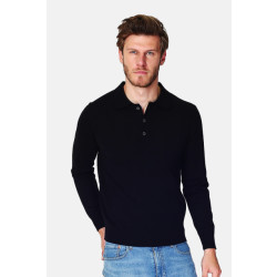 William de Faye Longsleeve polo -