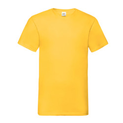 Fruit of the Loom Heren valueweight v neck t-shirt