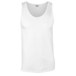 Gildan Heren softstyle effen tank top