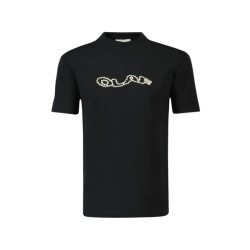 Olaf Hussein Zigzag wavy drift tee t-shirts m200111