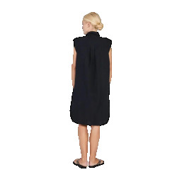 Norr Mara shirt dress black -