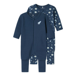 Name It Baby pyjama nbmnightsuit zip 2-pack