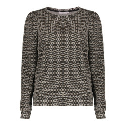 Geisha 42525-70 top jacquard 2-tone