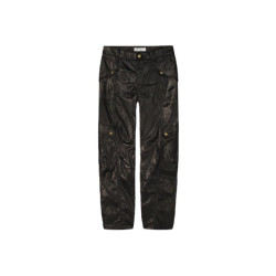 Summum 4s2724-12146 cargo pants gold foil coated t