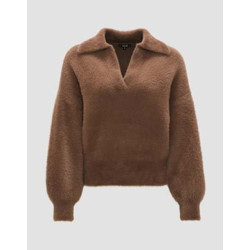 Opus | sweater posson cocoa