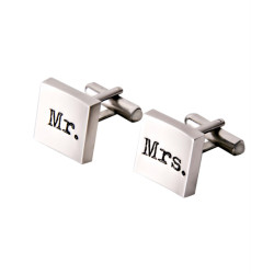 Profuomo Manchetknoop cufflink mr mrs pp2ma0003a/d