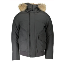 Woolrich Katoenen jas met afneembare bontkraag