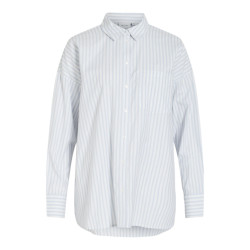 Vila vidarma l/s loose button shirt no 14095099 kentucky blue