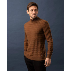 Kollekt Merino-lyocell arguile turtle trui -