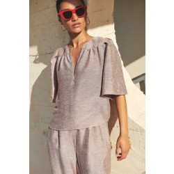 By-Bar Amsterdam 25112044 blake gloss blouse