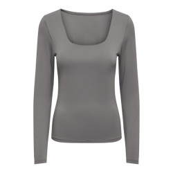 Only Onlea ls deep neck top jrs noos steel