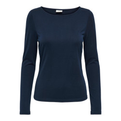 Jacqueline de Yong Jdyfreya ls boatneck top jrs navy