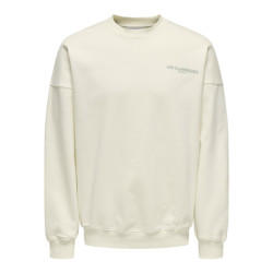 Only & Sons onsles classiques rlx crewneck 22033052 egret