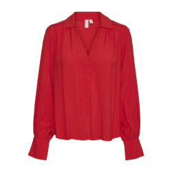 Vero Moda vmviolet l/s shirt wvn btq ga 10322447 fiery red