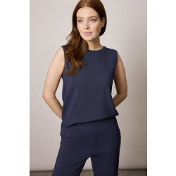 Corel Amsterdam flo top sleeveless crepe 2045-5283 flo top 512 polar night