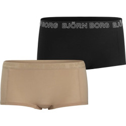 Björn Borg Björn borg dames minishorts 2-pack – frappe/