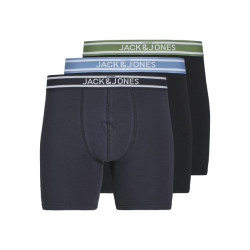Jack & Jones Heren boxer briefs jacteddy 3-pack donkerblauw/zwart