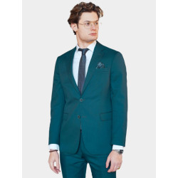 Bos Bright Blue Kostuum fresco modern fit bs20/01600
