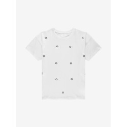 Nik & Nik Zomer t-shirt meisjes off eyelet