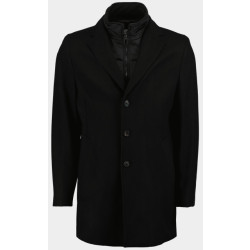 Bos Bright Blue Wollen jas job coat 24301jo07bo/990 black