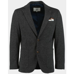 Bos Bright Blue Colbert luka jersey jacket 243037lu21bo/980 anthra