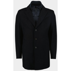 Bos Bright Blue Wollen jas job coat 24301jo07bo/290 navy